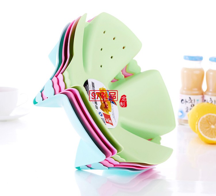 花朵型創(chuàng)意時(shí)尚愛心水果盤活動小禮品定制