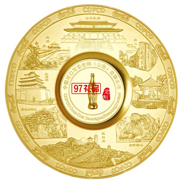 校慶禮品紀(jì)念 政府金屬圓盤(pán)定制 北京大學(xué)定制案例