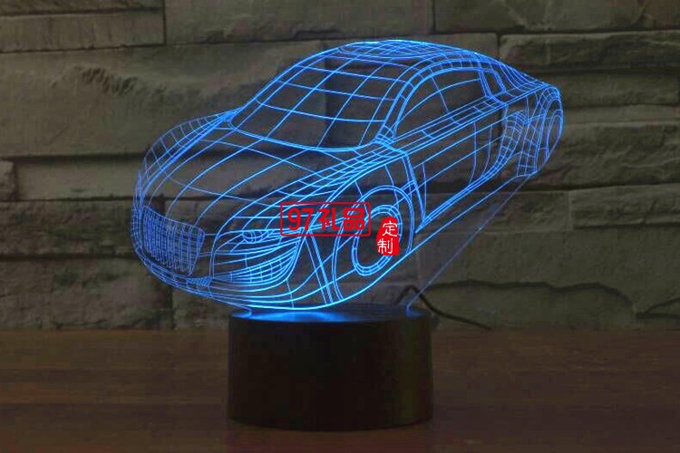 汽車(chē)3D燈 LED小夜燈 可定制LOGO定制產(chǎn)品造型