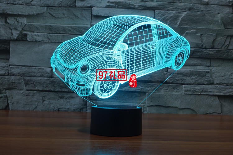 汽車(chē)3D燈 LED小夜燈 可定制LOGO定制產(chǎn)品造型