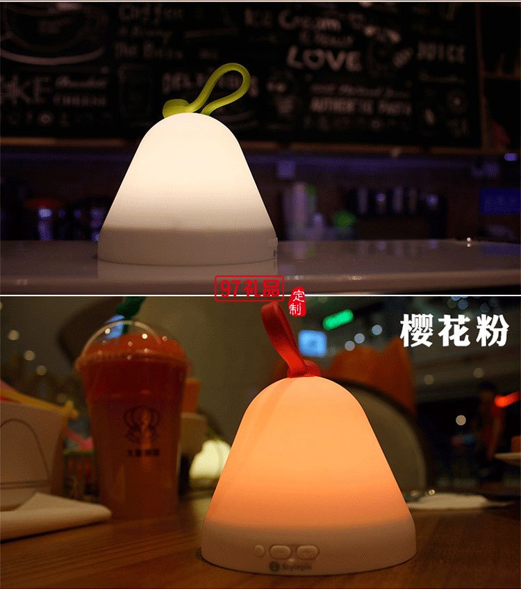 觸摸多功能鬧鐘小夜燈翻翻燈 點(diǎn)陣時(shí)鐘溫度計(jì)氛圍燈小臺燈