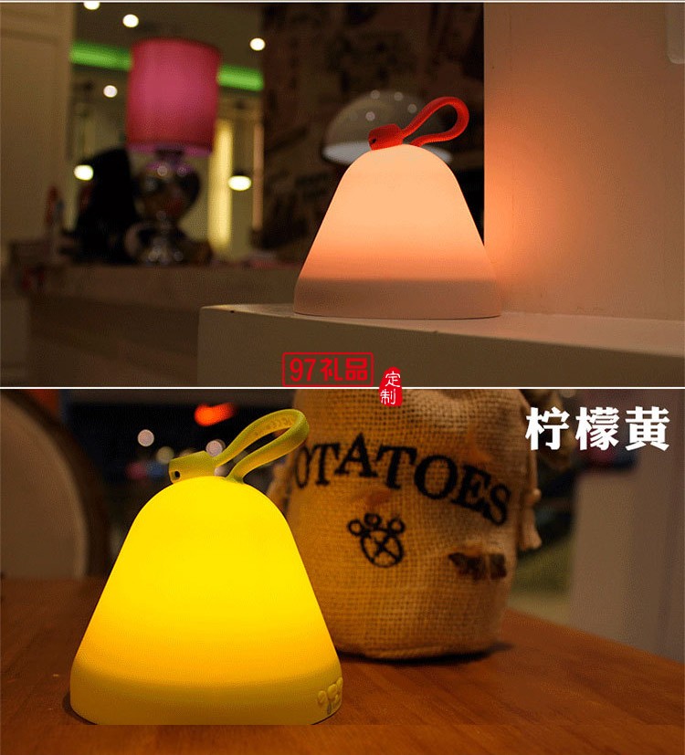 觸摸多功能鬧鐘小夜燈翻翻燈 點(diǎn)陣時(shí)鐘溫度計(jì)氛圍燈小臺燈