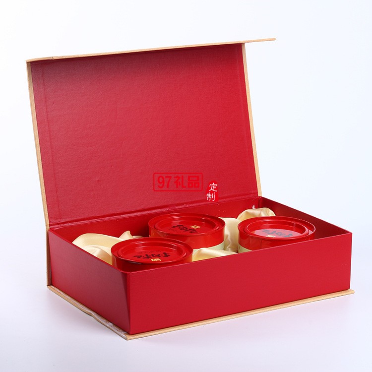寧夏華盛龍環(huán)?？萍及咐?三罐500g裝 枸杞禮品盒套裝定制 