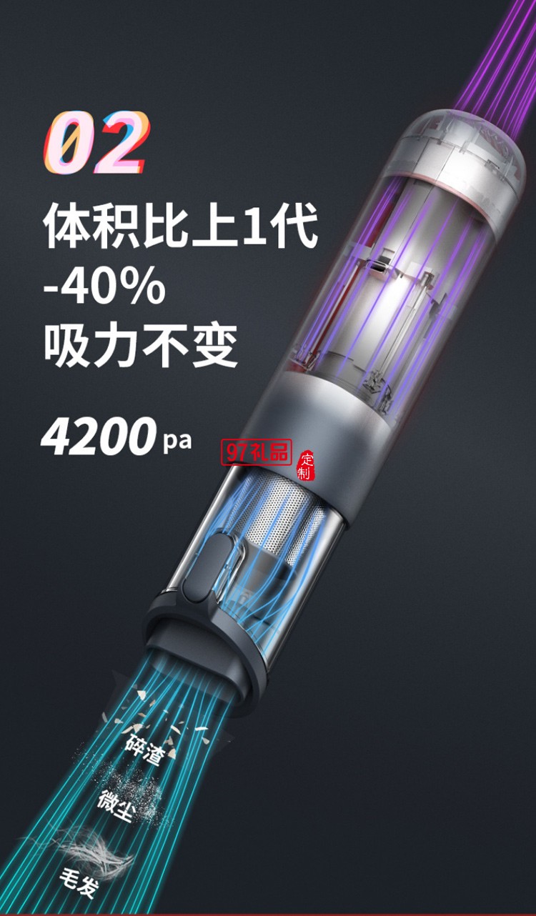 車車智能V mini車載吸塵器無(wú)線多功能家車兩用充電便攜手持吸塵器