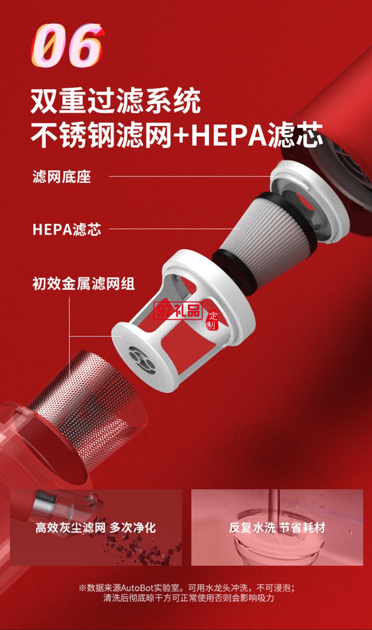 車車智能V mini車載吸塵器無(wú)線多功能家車兩用充電便攜手持吸塵器