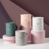 創(chuàng)意新品雙噴加濕器大容量1.1L內置電池充電款家用凈化器