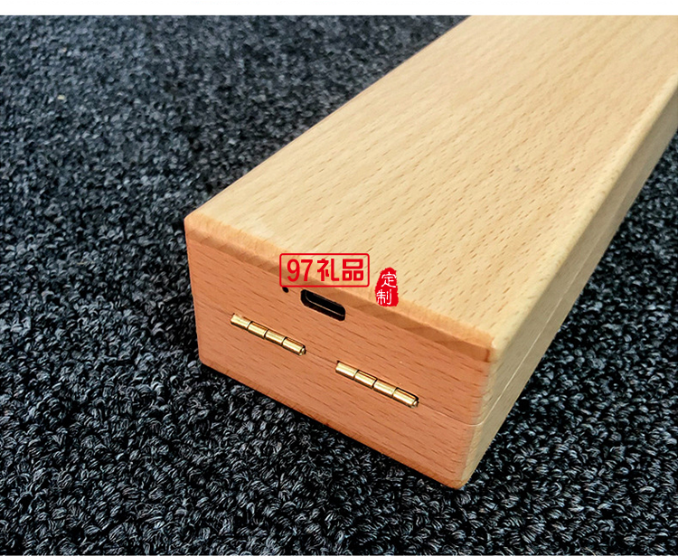 中秋禮品定制簡(jiǎn)約實(shí)木氛圍床頭扇燈工廠(chǎng)批發(fā)企業(yè)禮品定制小夜臺(tái)燈