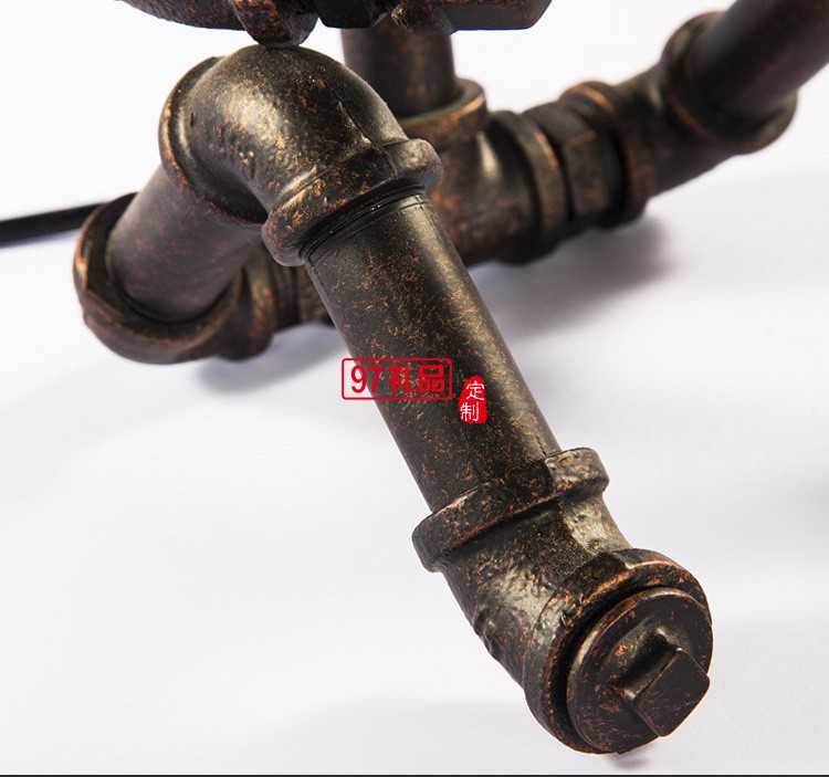 創(chuàng)意臺燈工業(yè)復(fù)古風(fēng)個(gè)性水管臺燈餐廳客廳裝飾創(chuàng)意臺燈