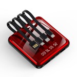 自帶線(xiàn)大容量移動(dòng)電源迷你充電寶10000毫安