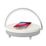 多功能手機(jī)無(wú)線充電音樂臺(tái)燈定制公司廣告禮品