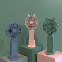 手持隨身USB小風扇靜音可充電大風力手拿握學(xué)生定制公司廣告禮品