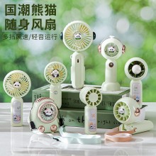 手持掛脖桌面小風(fēng)扇三檔USB戶(hù)外辦公便攜兒童學(xué)生宿舍禮物批發(fā)
