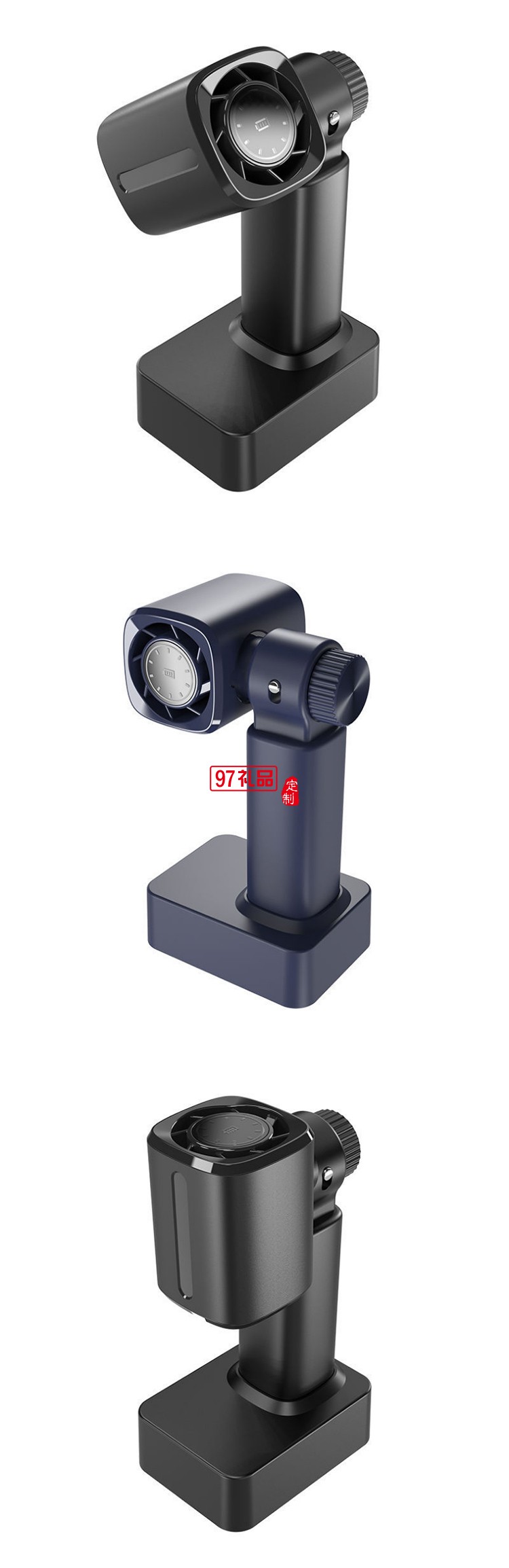 新款高速桌面小風(fēng)扇旋鈕調(diào)節(jié)4800mah充電手持風(fēng)扇f(wàn)an私模